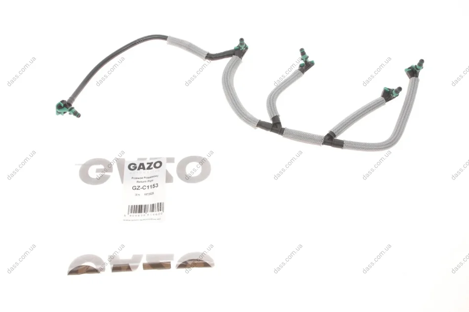 Шланг зливний Ford Focus III/Galaxy III/Mondeo V 2.0 TDCi 14- Gazo GZ-C1153 (фото 1)