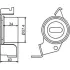 Ролик натяжний MITSUBISHI CARISMA GMB GT90550 (фото 4)