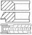 Комплект поршньових кілець (77мм (STD)) HYUNDAI ACCENT IV, CRETA, ELANTRA IV, ELANTRA V, ELANTRA VI, I20 I, I30, IX20, VELOSTER INFINITI EX, FX, G, M, M37, Q60, Q70, QX50 I, QX70 1.4-3.7 06.06- GOETZE 08-424800-10 (фото 1)