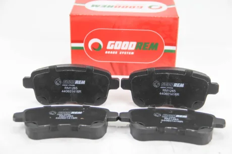 Гальмівні колодки зад. Megane III/Fluence 08- Goodrem RM1265