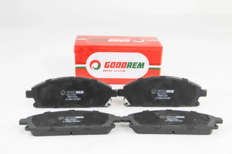 Гальмівні колодки пер. Nissan X-Trail 01-13/Pathfinder 97-04 (sumitomo) (159x55,9x16) Goodrem RM1435
