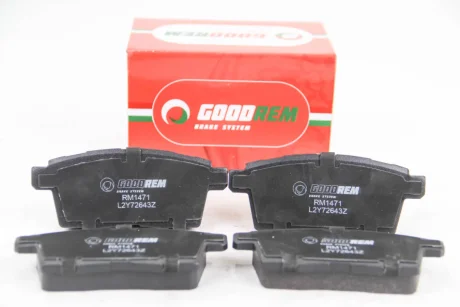 Гальмівні колодки зад. Mazda -7/ -9 07 Goodrem RM1471