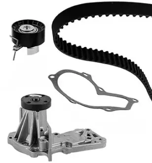 Комплект ГРМ + помпа Ford C-Max/Fiesta/Focus/Mondeo 1.25/1.4/1.6 05-/Volvo 1.6 07-12 (117x22)(PA990) GRAF KP990-1