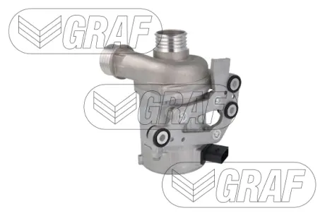 Помпа води BMW 5 (F10/F11)/X3 (F25) 3.0 N52/N53 09- (8 лоп) (electric) GRAF PA1513