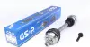 Піввісь Ford Galaxy/VW Sharan 1.9/2.0 TDI 95-06 (R) (38x35x559x48T) (+ABS) GSP 218008 (фото 1)