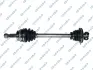 Піввісь Renault Master 2.5DCI 03-06 (L) (28x663x51T) (+ABS) d=37.1 GSP 250166 (фото 1)