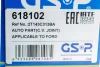 ШРКШ (внутрішній) Ford Transit Connect 1.8 TDCi 02-13 (R) (26x24x487) GSP 618102 (фото 2)