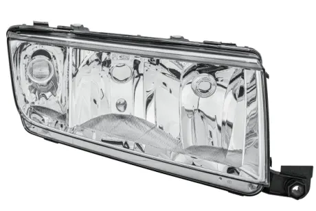 SKODA Фара основна галоген без мотора,без ламп H7/H3 PY21W W5W прав.Fabia I 99- HELLA 1EB 246 018-101