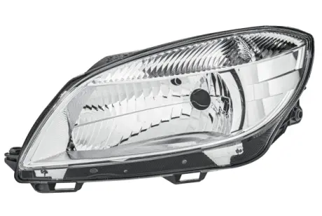 SKODA Фара основна H4 PY21W W5W лів.Fabia II,Roomster 10- HELLA 1ED 010 417-331