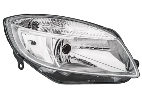HELLA SKODA фара основна галоген з мотором H4 PY21W W5W прав.Fabia II,Roomster 06- Hella 1ED 247 025-221