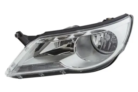 VW Фара основна галоген з лампами,з мотором,H7/H7 PY21W W5W лів.Tiguan 07- HELLA 1ED 247 038-211