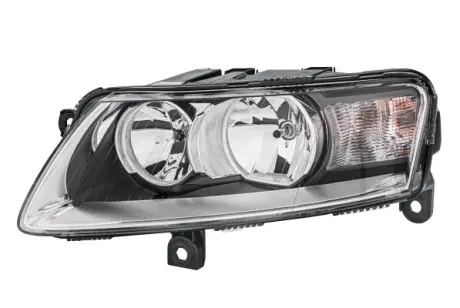 VW Фара основна галоген з мотором,з лампами H7/H1 PY21W W5W лів.Audi A6 04-08 HELLA 1EE 008 880-011