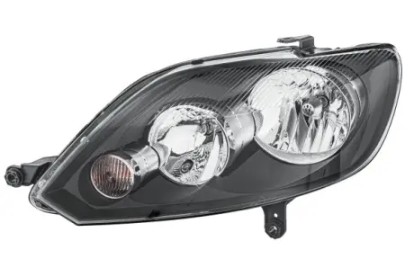 VW Фара основна галоген з мотором,лампами,H15 H7/H7 PY21W W5W лів.Golf Plus 09- HELLA 1EE 009 948-051
