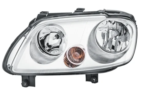 VW Фара основна галоген (Visteon) з мотором,без ламп H7/H1 PY21W W5W лів.Caddy III,Touran 04 Hella 1EE 010 203-011