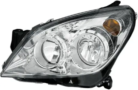 OPEL Фара основна з мотором рег.дальности світла H7/H1,W5W лів.Astra H 04- HELLA 1EG 270 370-611