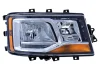 Фара прав (2*H7/H21W/LED, електричн, з мотором, включає денні ходові вогні, колір відбивача: хром) SCANIA G II, L, P II, R II, S 06.17- Hella 1EH014541061 (фото 1)