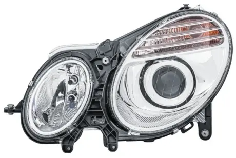 DB Фара основна галоген з мотором,з лампами H7/H7 PY21W W5W лів.W211 02- HELLA 1EL 009 260-071