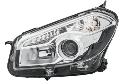NISSAN Фара основна галоген з мотором,з лампами накал.H7/H7 PY21W W5W лів.Qashqai 07- HELLA 1EL 010 335-051