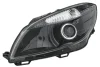 SKODA Фара основна Monte Carlo (черная) з мотором рег.H7 PY21W W5W лів.Fabia II,Roomster 10- HELLA 1EL 010 417-491 (фото 1)