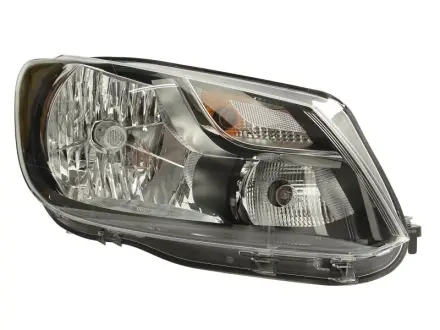 VW фара основна галоген з мотором з лампами H4 PY21W PY21W з денне.світлом прав.Caddy III 10-05/13 HELLA 1EL 010 551-021