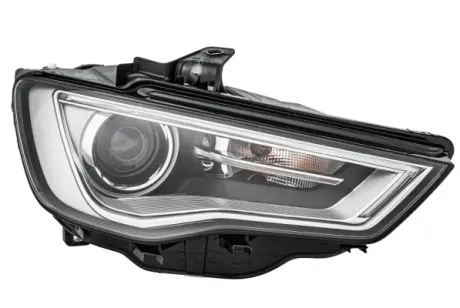 VW Фара основна Bi-Xenon (черная) з мотором,без ламп,без предвк.прибора D3S PSY24W прав.Audi A3 12- HELLA 1EL 010 740-321