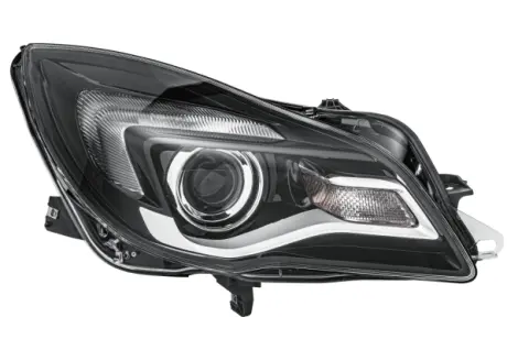 OPEL фара основна галоген з мотором з лампами AVL HIR2 PY21W W21W з денне.світлом прав.Insignia 08/13 - HELLA 1EL 011 165-721 (фото 1)