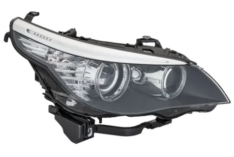 BMW Фара основна Bi-Xenon з мотором,без ламп,без предвкл.прибора D1S H8 PY21W з ден.світлом прав.5 E60 07 Hella 1EL 164 908-001