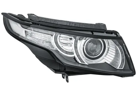 LANDROVER фара основна Bi-Xenon з мотором з лампами D3S PSY24W з денне.світлом прав.Range Rover Evogue 11- HELLA 1EL 354 806-021