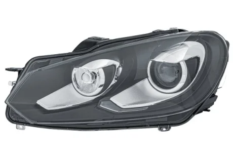 VW фара основна Bi-Xenon з мотором,без газоразр.лампи,без предвкл.приладу D1S PY21W W5W з денне.світлом лів.Golf VI 08 Hella 1ZS 009 902-511