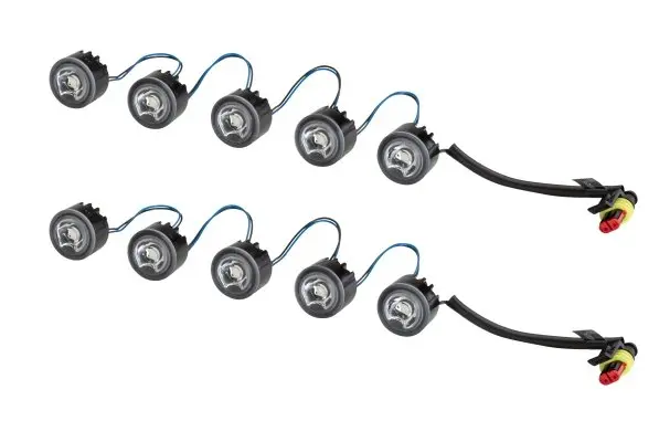 Набір денних ходових вогнів лів/прав (LED) кругла Hella 2PT010458701 (фото 1)