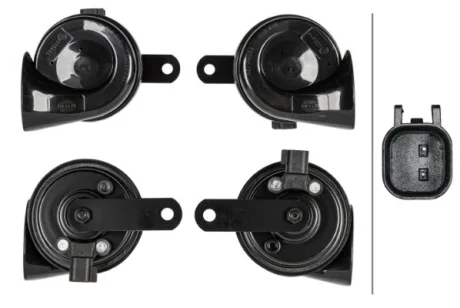 Сигнал (400-500Гц 110дБ 12В) FORD B-MAX, C-MAX, C-MAX II, COUGAR, COURIER, ECOSPORT, ESCORT CLASSIC, ESCORT VI, FIESTA, FIESTA IV, FIESTA V, FIESTA VI, FIESTA VII, FOCUS C-MAX, FOCUS I 02.99- Hella 3FH012010081