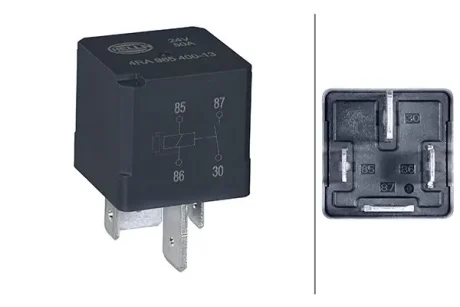 Реле 50A 24W Hella 4RA 965 400-131