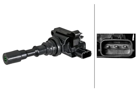 HELLA KIA Котушка запалювання SORENTO I 3.5 V6 4WD 02-, HYUNDAI Hella 5DA 358 101-941