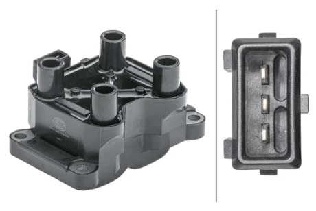 VW Котушка запалювання GOL II 94-, GOL III 98-, GOL IV 03 Hella 5DA 358 168-591
