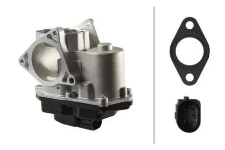 VW клапан ВГ EGR Audi A3,4,5,6,Q5,Seat,Skoda Octavia,SuperB,Golf V,VI,Passat 2.0TDI 05- HELLA 6NU 010 171-801