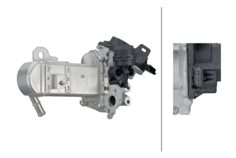 CITROEN Модуль системи рециркуляції ВГ (EGR) C5 III 2.0 09-, JUMPY II 2.0 10-, FORD, FIAT Hella 6NU 358 167-071