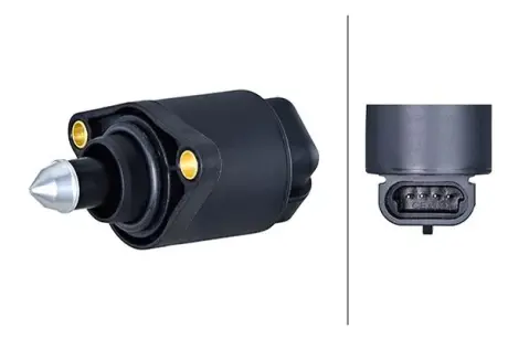 Позиціонер холостого ходу (4 pin,) CITROEN BERLINGO, BERLINGO/MINIVAN, SAXO, XANTIA, XSARA PEUGEOT 106 II, 206, 306, 306/HATCHBACK, PARTNER, PARTNER ORIGIN K5A(TU32)-TU32 04.93-12.15 HELLA 6NW 358 192-081