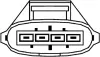 OPEL Лямбда-зонд Astra G/H, Vectra B/C, Omega B, Corsa C, Zafira HELLA 6PA 009 166-501 (фото 2)