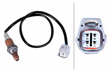 Лямбда-зонд (кількість дротів 4, 490мм) MAZDA 3, 3/HATCHBACK, 6, 6/KOMBI 2.2D 12.12- Hella 6PA358229081