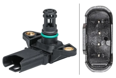 BMW Датчик тиску ВГ E82, E90, E91, E92, E93, F01, F02, F03 Hella 6PP 009 403-241