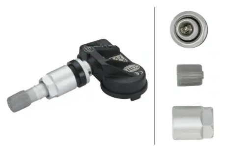 JEEP Датчик тиску в шинах (запрограмований) DODGE, FIAT, INFINITI, CHRYSLER, MERCEDES-BENZ HELLA 6PP 358 139-231