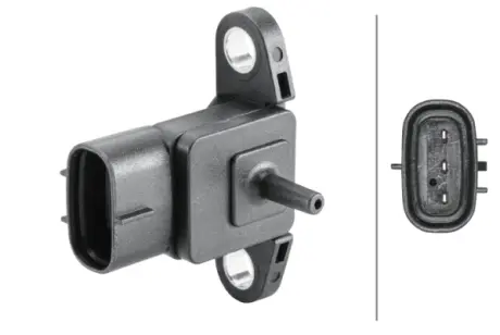 Датчик тиску у впускному колекторі (3 pin) DAIHATSU CHARADE VIII, COPEN, MATERIA, SIRION, TERIOS LEXUS ES, NX SUBARU LEGACY VI, OUTBACK, TREZIA, TRIBECA TOYOTA AURIS, AVENSIS 1NR-FE-K3-VE 09.03- HELLA 6PP 358 152-371