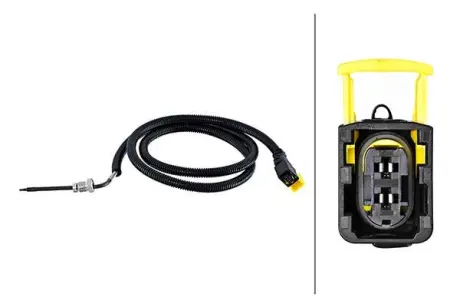 Датчик температури вихлопних газів (2PIN) MERCEDES ACTROS MP4 / MP5, ANTOS, AROCS 07.11- HELLA 6PT 358 181-991