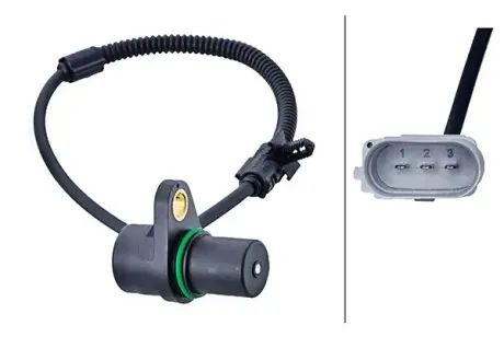 VW Імпульсний датчик GOLF IV 3.2 02-, TOUAREG 3.2 02-, 3.6 05-, TRANSPORTER T4 2.8 00-, AUDI, PORSCHE HELLA 6PU 009 168-961