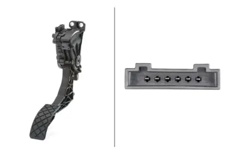 Педаль газу AUDI A1, A3, TT SEAT AROSA, CORDOBA, IBIZA III, IBIZA IV, IBIZA IV SC, IBIZA IV ST, LEON, TOLEDO II, TOLEDO IV SKODA FABIA I, FABIA I PRAKTIK, FABIA II 1.0-3.2 10.94-12.22 HELLA 6PV 008 496-701
