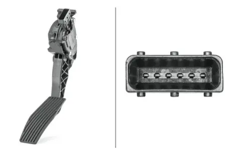 CHEVROLET Датчик положення педалі ходу ORLANDO 1.4-2.0 11-, OPEL ZAFIRA TOURER 1.4-2.0 11- HELLA 6PV 009 765-741