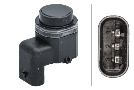 Датчик контролю паркування (парктронік) задн/передн VOLVO C30, S60 II, S80 II, V40, V60 I, V70 III, V70 III/KOMBI, XC60 I, XC70 II HELLA 6PX 358 141-621