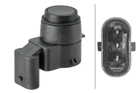 BMW Датчик паркування 1 (E81), 1 (E87), 1 (E88), 3 (E90), 3 (E91), 3 (E92), X1 (E84) Hella 6PX 358 141-831