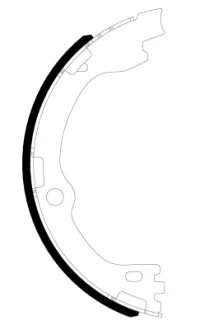 KIA К-т колодак стоянкового гальм. Sorento 15 Hella 8DA 355 051-301