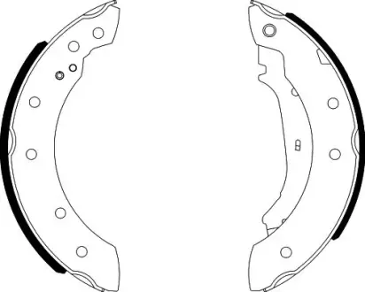 Гальмівні колодки HELLA 8DB 355 001-571